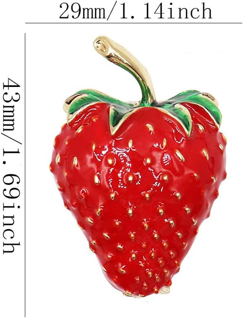 brandname Mizhang Strawberry Knobs 4 Pcs Lovely Fruit Strawberry knobs Cabinet Drawer Knob Pull Handle with Screws Hardware Accessories Furniture ...