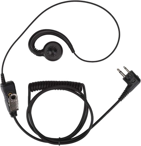 AEH3000-M1A Walkie Talkie Two Way Radio Black Headset Mic for , Modular Design 180° Rotating Speaker Earpiece, ABS Walkie Talkie Earphone High Sou...