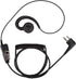 AEH3000-M1A Walkie Talkie Two Way Radio Black Headset Mic for , Modular Design 180° Rotating Speaker Earpiece, ABS Walkie Talkie Earphone High Sou...