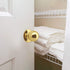 Design House 782912 Ball Passage Hall and Closet Door Knob, Polished Brass...