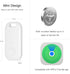 2 Pack Key Finder Smart Bluetooth Tracker Item Finder Work with Apple Find My Item Locator Anti-Lost Device for Keys, Bags and More Global Positio...