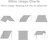 Azarxis Hammock Camping Tarp Rain Fly, Waterproof Tent Footprint Shelter Canopy Sunshade Cloth Picnic Mat for Outdoor Awning Hiking Beach Backpack...