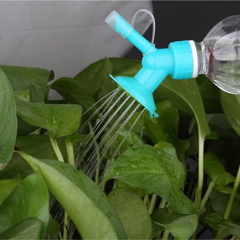 3Pcs Bottle Cap Sprinkler, Plastic Dual Head Bottle Watering Spout, Bottle Watering Spout Bonsai Watering Can for Indoor Seedlings Plant, Garden T...