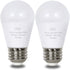 2 Pack LED Refrigerator Light Bulb 60 Watt Equivalent,A15 Light Bulb E26, 8W Daylight 5000K,800Lm,for Indoor and Outdoor, Ceiling Fan, Wall sconce...