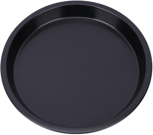 Black Pizza Pan, Carbon Steel Round Pizza Tray 10 Inch Non-Stick Pizza plate for Oven Home Kitchen Baking Tool Restaurant Bakeware...