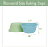 Silicone Baking Muffin Cups 12 Pack, Reusable Cupcake Liners Cake Molds, BPA Free, Dishwasher Safe(White, Green, Navy, Dusty Blue)...