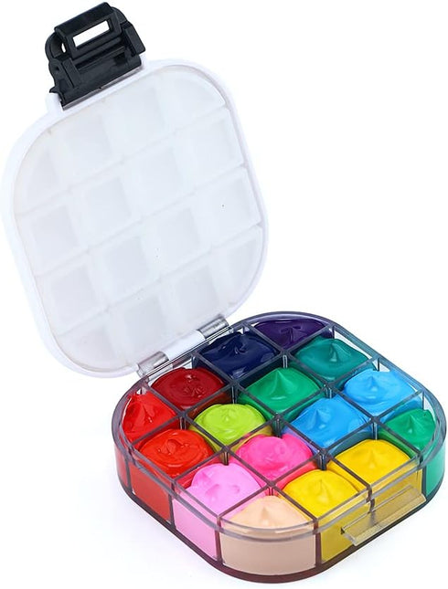Transon Paint Saver Storage Palette Box 16well Portable Airtight Black...