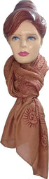 KVRINTEXX OM AUM Krishna Buddha Ganesha Shiva yoga spiritual auspicious Pooja Hindu Religious Indian prayer scarf...