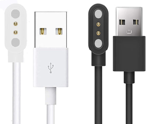 Compatible with SKG V7 Pro Smart Watch Charger, 2 Pin Magnetic USB Replacement Charging Compatible with SKG V7-2, V7, V7 Pro, V7 Cyber, R8 Smart W...