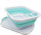 SAMMART 7.5L (2 Gallon) Collapsible Plastic Dish Drainer with Drainer Board - Foldable Drying Rack Set - Portable Dinnerware Organizer - Space Sav...