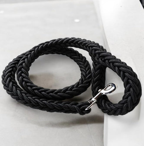 Premium Heavy Duty Braided Rope Dog Leash, Sturdy Durable Nylon Pet Training Lead for Small, Medium, and Large Dogs, 360 Degree Swivel Snap Clip A...