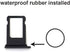 Ewparts Sim Card Holder Slot Replacement Part for iPhone 8 Plus Sim Card Tray (Black)...