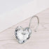 Actpe Decorative Crystal Heart Shape Shower Curtain Hooks Rust Resistant Hooks Glide Shower Ring Hangs Holder Bling for Bathroom, Pack of 12...