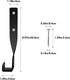 2PCS Chainsaw Wall Mount Holder Backpack Blower Rack Accessories and Tools for Garage Wall?Weed Eater String Trimmer Hanger Buddy Chain saw Storag...