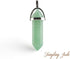 Bullet Shape Gemstone Choker Necklace Hexagonal Pointed Reiki Chakra Pendant Leather Necklace Bohemian Jewelry for Women...