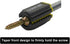 2-Piece Self-Adjusting Bit Magnetizer Ring/Demagnetizer for 5/32 to 1/4 Inch(4 to 6.5mm) Hex and Round Shank, Screwdriver Bit Drive Holder, Powerf...