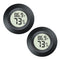 2 Pack Mini Digital Hygrometer Thermometer Gauge, Indoor Outdoor Temperature Humidity Meter for Greenhouse Humidors Incubators Reptile Terrarium J...