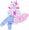 Reborn Baby Dolls Clothes Cute Rabbit Outfits Suitable for 19-24inch Newborn Reborn Baby Doll Girl Clothes Accessories 4 Pieces Set Baby Clothing ...