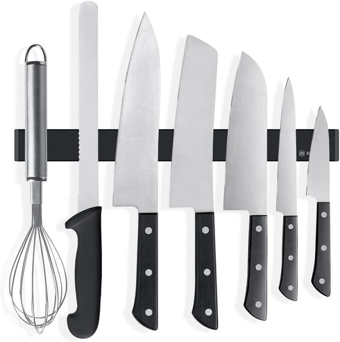 Rich&Ray 16 Inch Magnetic Knife Holder, Kitchen Knife Magnetic Holder for Wall No Drilling, Kitchen Accessories Organizer Bar or Used in Organizin...
