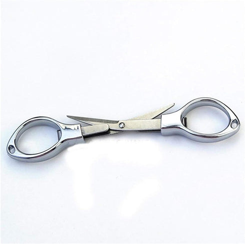 1PC Anti-Rust Folding Scissors, Stainless Steel Mini Shear, Safety Portable Pocket Size Travel Trip Scissors Craft Supplies Cutting Tools...