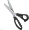 Dressmaking Sewing Craft Scissors, Professional Stainless Steel Pinking Shears Comfort Grip, Serrated & Scalloped Blades Cut Tailor Decorative Too...