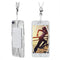 Gear Beast Cell Phone Lanyard - Universal Neck Phone Holder w/Card Pocket and Silicone Neck Strap - Compatible with Most Smartphones, Clear...