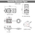 3 Pin Connector Waterproof Connectors, Industrial Electrical Connector, Aviation Wire Connector for Automotive, Marine, RV, Solar, and Other Indoo...