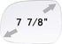 ReYee Side Mirror Glass fit for 2004-2006 LEXUS RX330, 2007-2009 LEXUS RX350, 2006-2008 LEXUS RX400H Driver Left Side Mirror Glass Replacement No ...