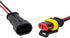 5 Sets 2 Pin Way Car Auto Super Sealed Waterproof Electrical Connectors Plug Socket Kit with Wire AWG Gauge Marine...