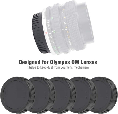 Camera Rear Lens, 5PCS Portable Plastic Camera Lens Cover for Olympus Lenses...
