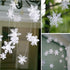3D White Snowflake Garland - 24Pcs Winter Wonderland Hanging Snowflake Decorations for Christmas & Holiday Home Decor...