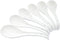Soup Spoons, Asian Soup Spoons, Chinese Soup Spoons, Ceramic Spoons White Japanese Spoon Large for Dumpling Wonton Ramen Pho Miso, Deep Oval Hook ...