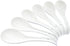 Soup Spoons, Asian Soup Spoons, Chinese Soup Spoons, Ceramic Spoons White Japanese Spoon Large for Dumpling Wonton Ramen Pho Miso, Deep Oval Hook ...