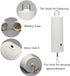 Wind Spinner Motor Battery Operated for Hanging Display Yard White Wind Spinners Outdoor Sculptures - Load Capacity of 4 Pounds...