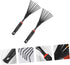 LIOOBO 2pcs 9 Tooth Rake Leaf Rake 9 Root Garden Rake Gardening Rake Garden Rake Gardening Tools Handheld Rake...