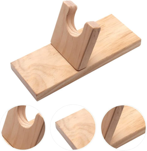 Ciieeo Stand for Hot Glue Wood Stand for Hot Glue Sprayer Hot Glue Stand Mini Glue Wood Stand Base Wood Hot Melt Glue Stand...