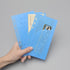 Blue Cash Envelopes A6 Budget Binder Inserts with 2 Pockets 5 Plastic Binder Pockets Planner Inserts for 6 Ring A6 Binders Organizer Notebook Refi...