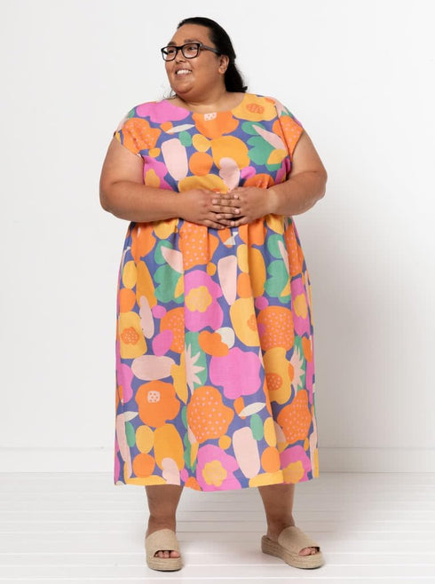 Style Arc Sewing Pattern - Montana Midi Dress (Sizes 10-22)...