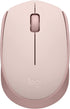 Logitech M170 Wireless Mouse for PC, Mac, Laptop, 2.4 GHz with USB Mini Receiver, Optical Tracking, 12-Months Battery Life, Ambidextrous - Rose...