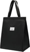 FUXINGYAO Lunch Bag, Reusable Lunch Tote, Lunch Box for Adult Women Men, Insulated Bag Applies to Work, Beach or Travel(Black)...