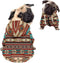 Bohemia Tribal Ethnic Dog Zipper Hoodie Stylish Soft Indian Southwestern Streetwear Hooded Clothes Apparel Costume Sweatshirt Tracksuits Pet Cloth...