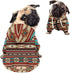 Bohemia Tribal Ethnic Dog Zipper Hoodie Stylish Soft Indian Southwestern Streetwear Hooded Clothes Apparel Costume Sweatshirt Tracksuits Pet Cloth...