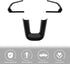 Jimen Compatible with Jeep Compass 2021-2023, 3PCS Steering Wheel Cover Trim Kits (Black)...