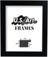 13x19 - Inch Picture Frame, Smooth Wrapped Finish, 1.25 - Inch Wide Flat, Satin Black, 100% American Wood Composite MDF...