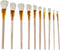 10Pcs Gilding Brush Set Goat Hair Paint Brush Sweep Mop Metallic Foil Flakes Paint Brushes for Art Crafts Supplies...