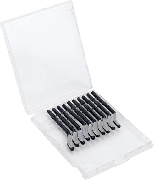 Antrader Deburring Tool Kit, 10pcs Rotary Deburr Blades Set Without Handle Deburring Blades Rotary Deburr Blades Set for Metal Plastic Wood...