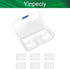 Yinpecly Component Storage Box 130x70x22mm Adjustable Divider 10 Grids Removable Compartment PP Organizer for Jewelry Beads Earring Container Tool...