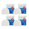 120 Pads (4 Pack) Free Long-Lasting Upper Denture Adhesive Cushion, Denture Adhesive Soft Pad for Secure Hold and Food Seal (Upper)...
