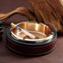 Leather Stainless Steel Cigarette Ashtray Modern Tabletop Cigars Ashtrays For Indoor,Gift for Smokers, Desktop Smoking Ashtray for Home Office Dec...