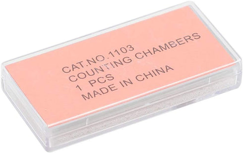 Improved Neubauer Hemocytometer Blood Cell Count Plate Glass Microscope Slide Coverslip Counting Chambers...